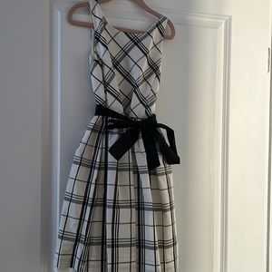 Girls Ralph Lauren black and white dress